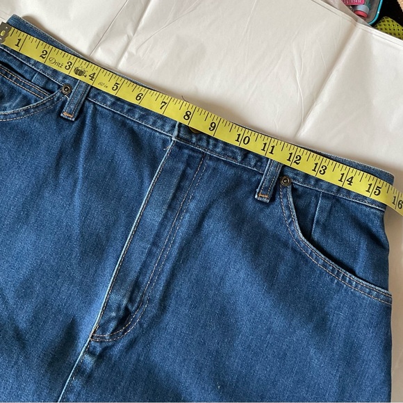 Vintage Wrangler No Fault Denim Jean Skirt 16 - runs small - Picture 6 of 7
